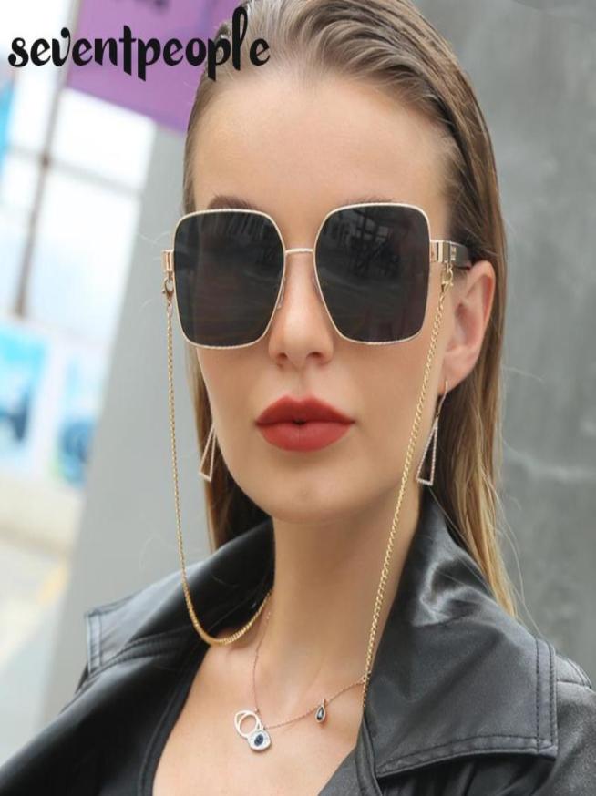 Sunglasses Oversized Square With Chain Women 2021 Channel Fashion Large Metal Frame Sun Glasses For Female8202197
Sunglasses Oversized Square With Chain Women 2021 Channel Fashion Large Metal Frame Sun Glasses For Female8202197