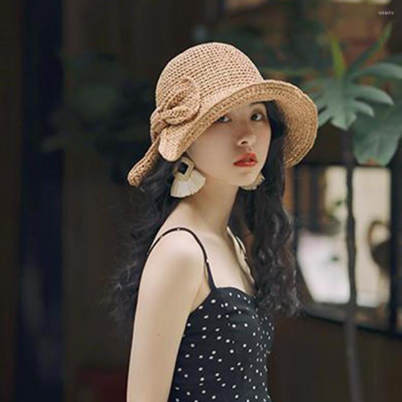 Wide Brim Hats Fabulous Women Fisherman Hat Curled Edge Decorative Straw Pure Color, Black
Wide Brim Hats Fabulous Women Fisherman Hat Curled Edge Decorative Straw Pure Color, Black