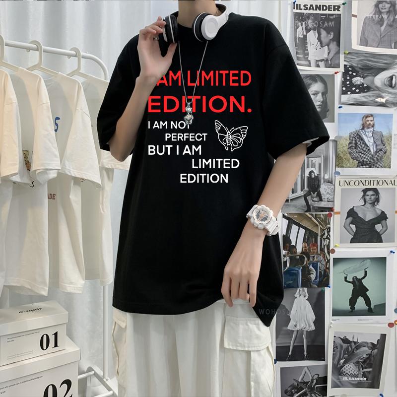 Men' T Shirts Slogan I AM LIMITIED EDITION Graphic T-shirt For Men Women Vintage Fashion Y2k Style Tops Tees Summer Cotton Short Sleeve, White
Men' T Shirts Slogan I AM LIMITIED EDITION Graphic T-shirt For Men Women Vintage Fashion Y2k Style Tops Tees Summer Cotton Short Sleeve, White