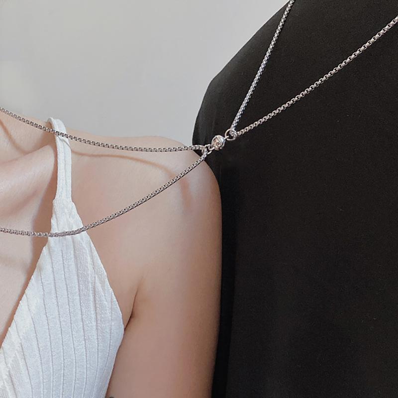 Pendant Necklaces 2Pcs Magnetic Couple Necklace Lovers Anniversary Women Valentine's Day Jewelry 2023
Pendant Necklaces 2Pcs Magnetic Couple Necklace Lovers Anniversary Women Valentine's Day Jewelry 2023