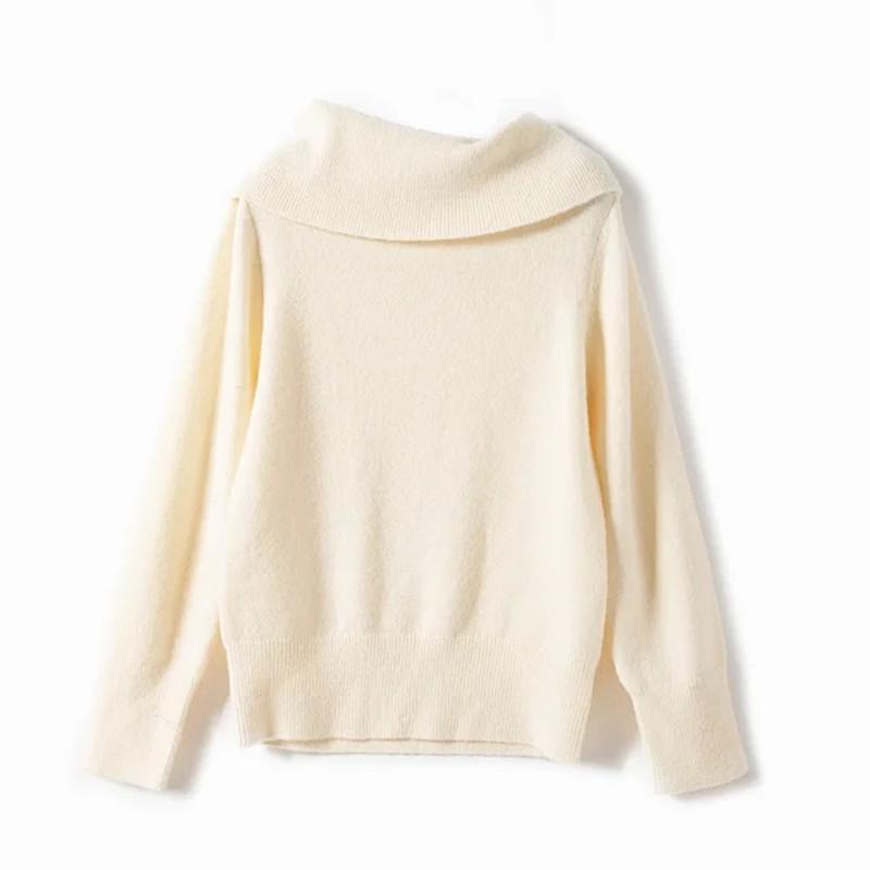 Women's Sweaters Autumn Women Knitwear Sweater Top Slash Neck Simple Elegant Casual Jumper, B black
Women's Sweaters Autumn Women Knitwear Sweater Top Slash Neck Simple Elegant Casual Jumper, B black