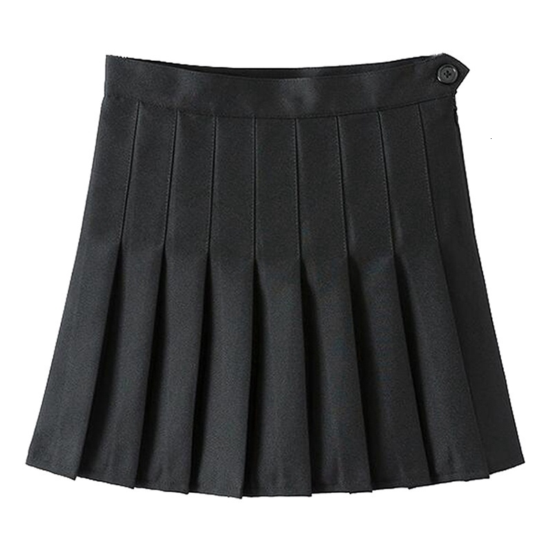 Skirts Women Lady Tennis High Waist Plain Skater Flared Pleated Short Mini Skirt 230413