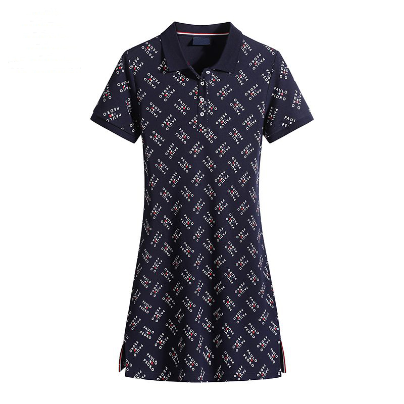 23 SS Womens Dress Short Sleeved Skirt Summer simple icon Skirt Polo Collar Bohemian embroidered 100% Cotton Women Dresses Large number S-XXL, Black#1
23 SS Womens Dress Short Sleeved Skirt Summer simple icon Skirt Polo Collar Bohemian embroidered 100% Cotton Women Dresses Large number S-XXL, Black#1