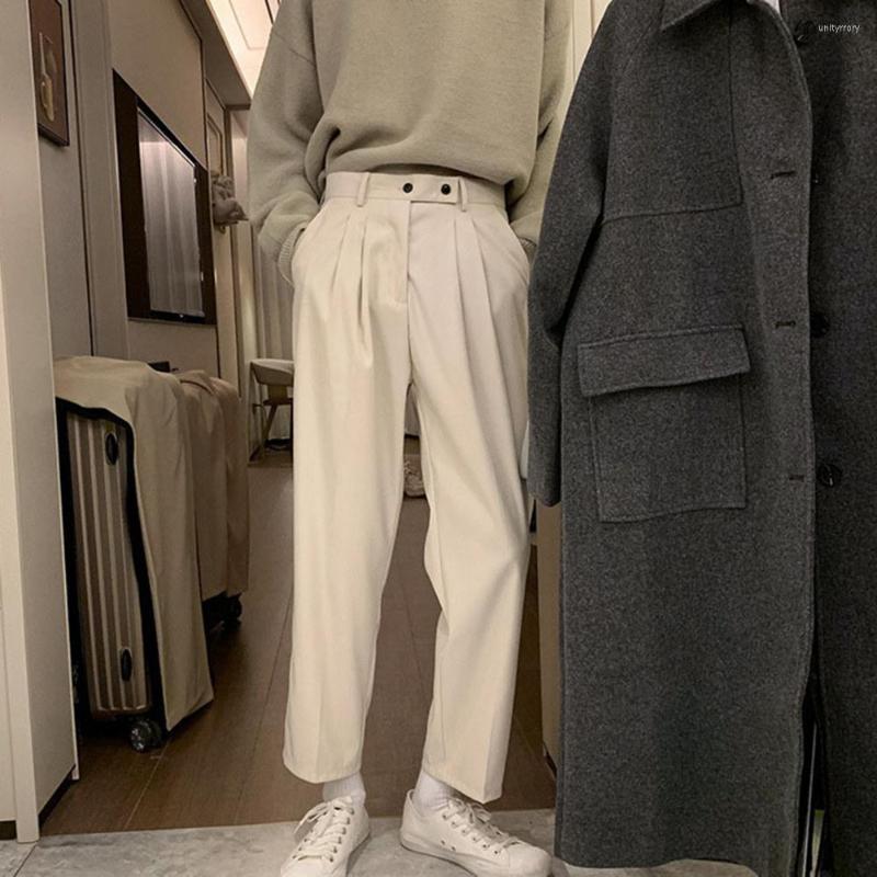 Men's Suits Trendy Pure Color Ninth Trousers Men Suit Pants Streetwear Dress-up, Grey
Men's Suits Trendy Pure Color Ninth Trousers Men Suit Pants Streetwear Dress-up, Grey