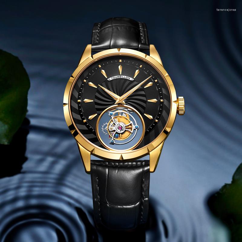 Wristwatches GUANQIN Original Tourbillon Watch Men Top Clock Skeleton Sapphire Mechanical Relogio Masculino
Wristwatches GUANQIN Original Tourbillon Watch Men Top Clock Skeleton Sapphire Mechanical Relogio Masculino