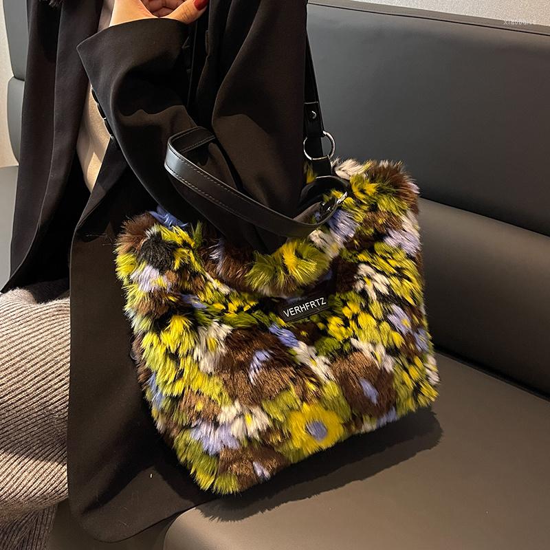 Evening Bags Fashion Faux Fur Handbag For Women 2023 Soft Plush Shoulder Bag Female Large Capacity Shopper Winter Warm Fluffy Totes, Muti color
Evening Bags Fashion Faux Fur Handbag For Women 2023 Soft Plush Shoulder Bag Female Large Capacity Shopper Winter Warm Fluffy Totes, Muti color