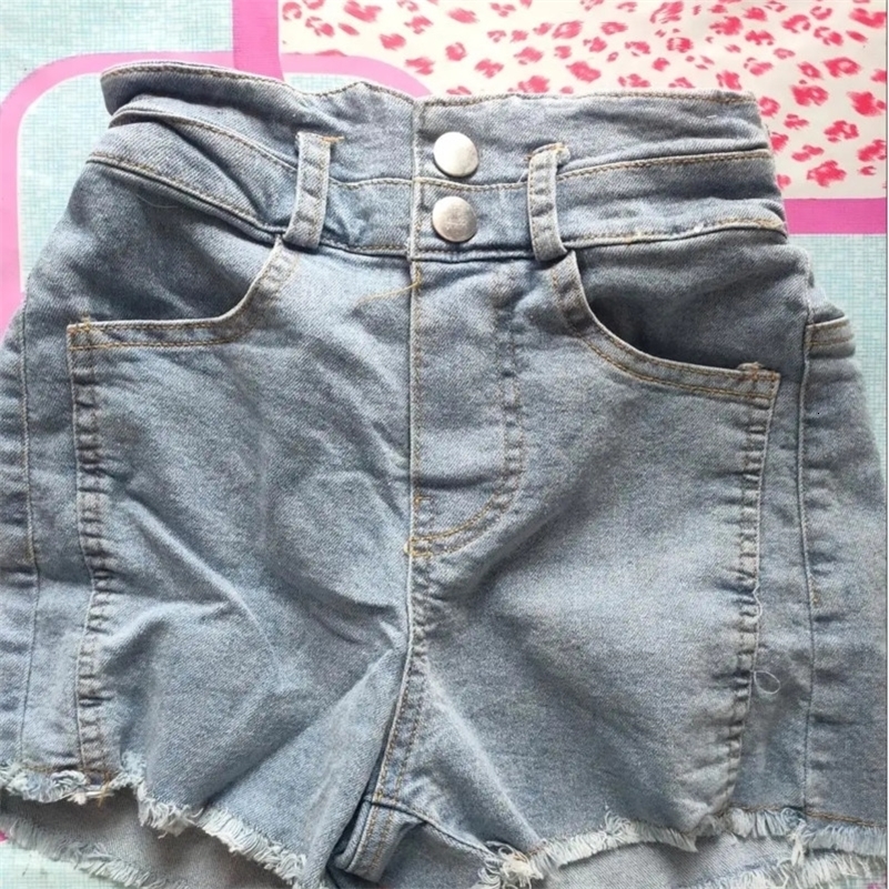 Clothing Sets Summer Little Girls Children Two 2 Piece Pink Topshorts Denim Baby Clothes Kids Birthday Outfits For Women 230412
