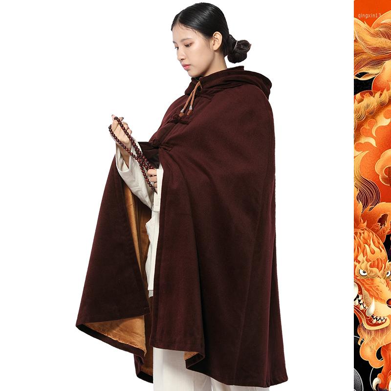 Ethnic Clothing Thicken Monk Robe Cloak Zen Winter Meditation Cape Warm Buddhist Coat Traditional Chinese For Women
Ethnic Clothing Thicken Monk Robe Cloak Zen Winter Meditation Cape Warm Buddhist Coat Traditional Chinese For Women