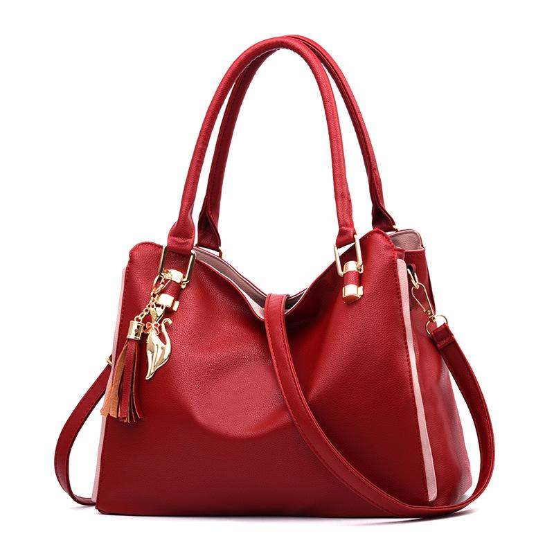 

HBP Women Bags Handbags Wallets Leather CrossbodyBag ShoulderBags Messenger Tote Bag Purse WineRed 1060, Pink