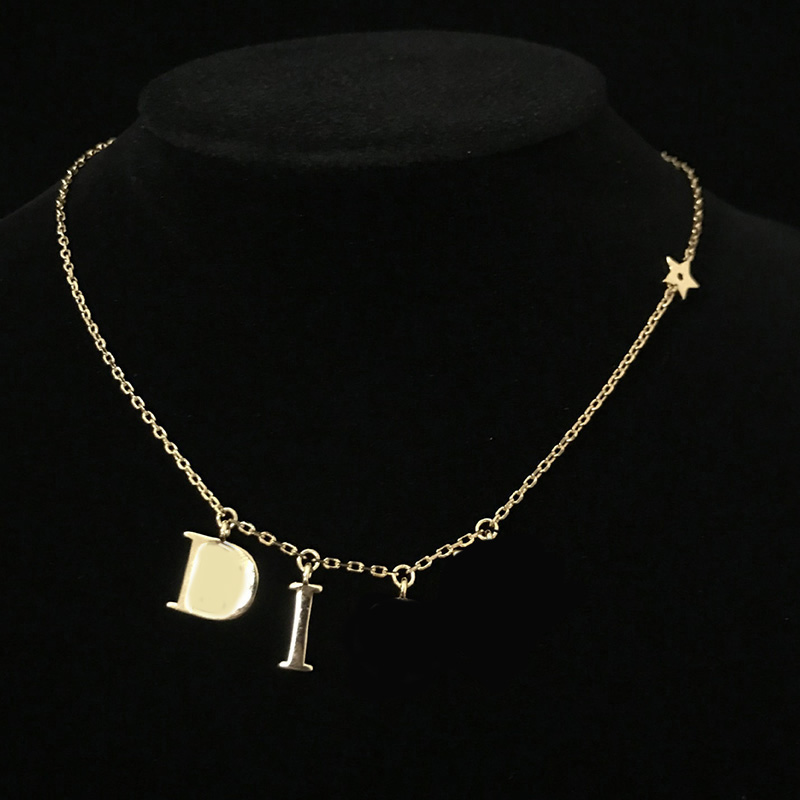 Luxury Designer D... Necklace Women Stainless Steel Couple Letters Pendant Fashion Gold Chain Jewelry for Neck
Luxury Designer D... Necklace Women Stainless Steel Couple Letters Pendant Fashion Gold Chain Jewelry for Neck