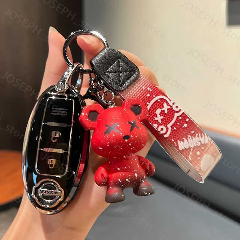 Key Rings TPU Car Remote Key Case Cover Shell for Nissan Qashqai X-Trail T31 T32 Juke J10 J11 Tiida Altima Pathfinder Kicks for Infiniti J230413