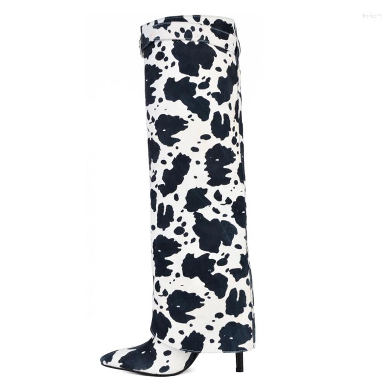Sandals Autumn And Winter Black White Pattern Knee High Boots Pointed Toe Heels Fashion Sleeve Women's Large, Black and white
Sandals Autumn And Winter Black White Pattern Knee High Boots Pointed Toe Heels Fashion Sleeve Women's Large, Black and white