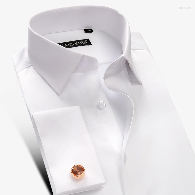 Men's Dress Shirts 2023 Spring/Autumn Men's Business Professional Solid Color Long-sleeved French Cotton Shirt, White
Men's Dress Shirts 2023 Spring/Autumn Men's Business Professional Solid Color Long-sleeved French Cotton Shirt, White