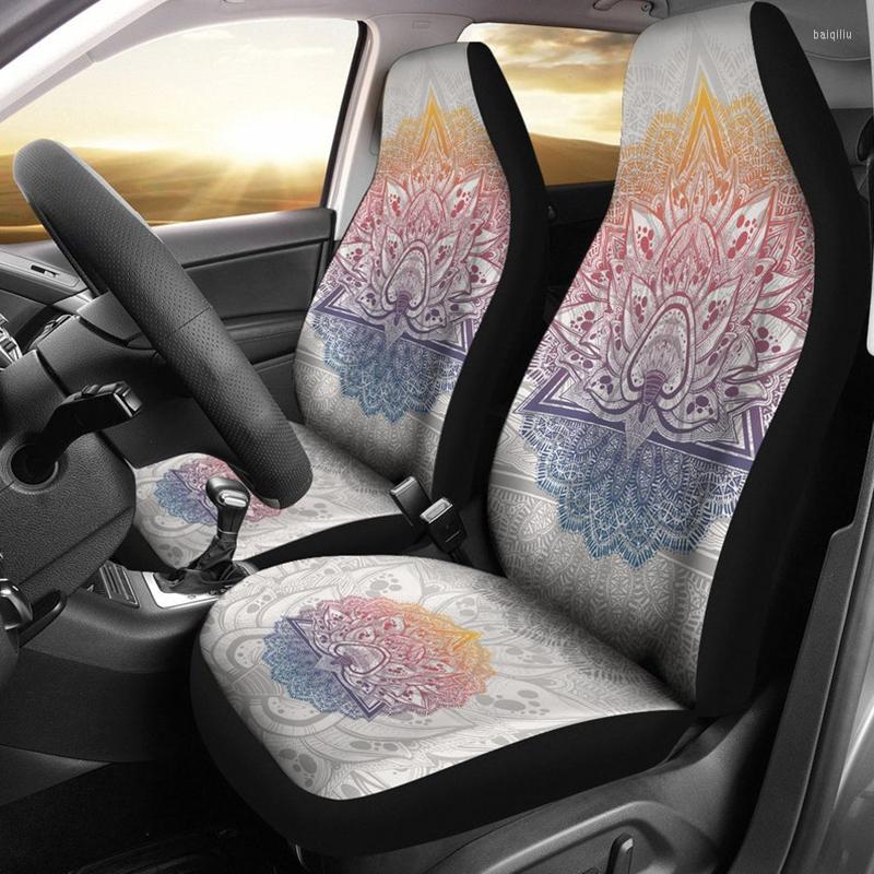 Car Seat Covers Cover Flower Mandala Colorful Accessories Hippie Spiritual Multi Colored 2pcs
Car Seat Covers Cover Flower Mandala Colorful Accessories Hippie Spiritual Multi Colored 2pcs