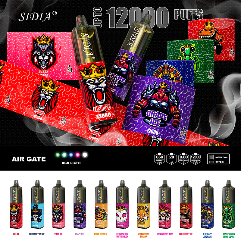 VAPME KING 12000 Puffs Disposable E Cigarettes Vape Pen Device 0/2/3/5 Strength Vaporizer 20ml TYPE-C Rechargeable 650mAh Battery Airflow MESH COIL 12 Flavors 12K
VAPME KING 12000 Puffs Disposable E Cigarettes Vape Pen Device 0/2/3/5 Strength Vaporizer 20ml TYPE-C Rechargeable 650mAh Battery Airflow MESH COIL 12 Flavors 12K