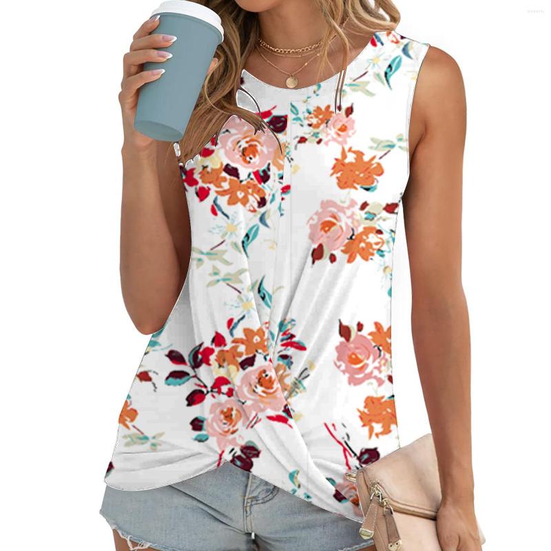 Women's Tanks Women's Fashion Sleeveless Printed T-Shirt Vest Summer Casual Round Neck Pullover Ladies Tank Tops
Women's Tanks Women's Fashion Sleeveless Printed T-Shirt Vest Summer Casual Round Neck Pullover Ladies Tank Tops