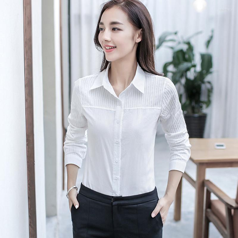 Women' Blouses Chiffon Women Shirts Turn-down Collar Long Sleeve Office Lady Button Up Shirt Korean Fashion Ladies Tops White Camisa De, Ivory 
Women' Blouses Chiffon Women Shirts Turn-down Collar Long Sleeve Office Lady Button Up Shirt Korean Fashion Ladies Tops White Camisa De, Ivory