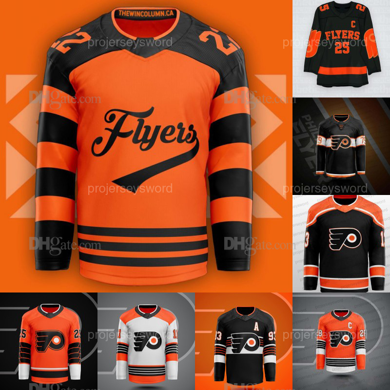 Philadelphia Morgan Frost Flyers Concepts Jersey Bobby Brink Jamie Drysdale Cal Petersen Nicolas Deslauriers Owen Tippett Carter Hart Joel Farabee Cam Atkinson