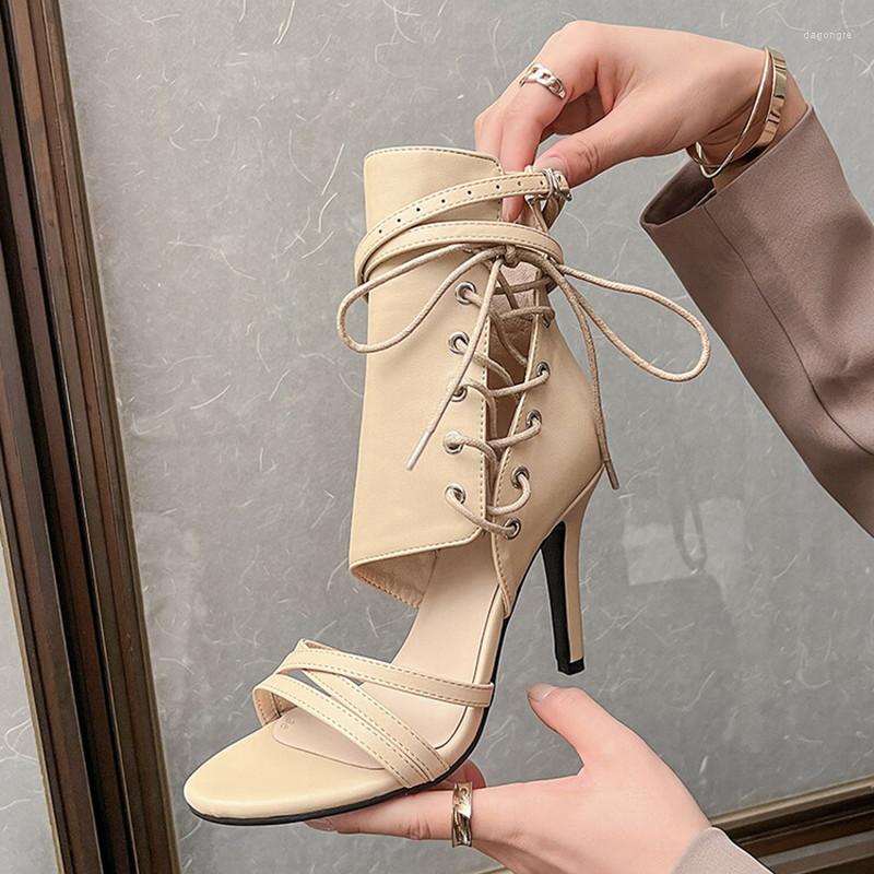 Sandals Hollow Cool Ankle Boots For Women 2023 Summer Thin Heels High Elastic Cross Strap Side Zipper Dance Shoes, Black
Sandals Hollow Cool Ankle Boots For Women 2023 Summer Thin Heels High Elastic Cross Strap Side Zipper Dance Shoes, Black