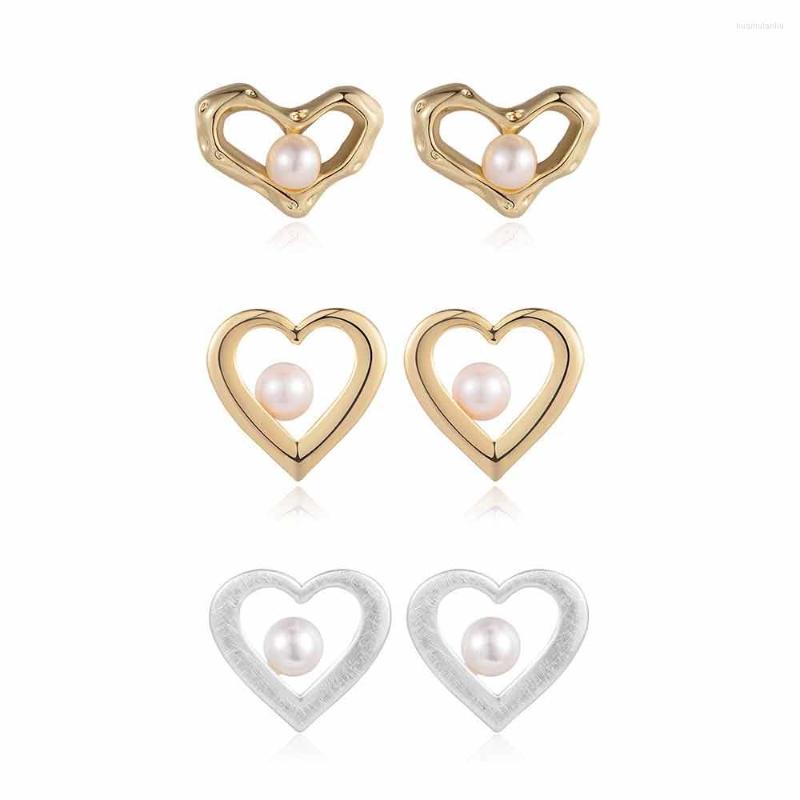 Stud Earrings Shineland Sweet Heart Metal For Women Girl Daily Party Simulated Pearl Brincos Cute Trendy Jewelry Gift Wholesale
Stud Earrings Shineland Sweet Heart Metal For Women Girl Daily Party Simulated Pearl Brincos Cute Trendy Jewelry Gift Wholesale