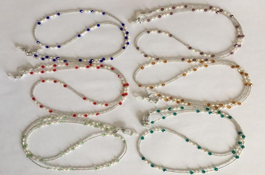 6 pieceslot assorted colored fresh water pearl and glass beaded eyeglass necklace chain retainer holder5254149
6 pieceslot assorted colored fresh water pearl and glass beaded eyeglass necklace chain retainer holder5254149