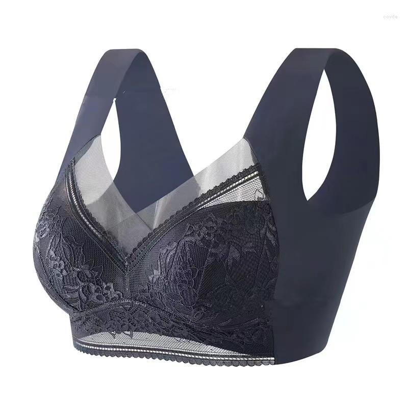 Bras Women Wire Free Lace For Plus Size Vest Lingerie Thin Cup Brassiere Eveyday Wear Female Bra, Pink
Bras Women Wire Free Lace For Plus Size Vest Lingerie Thin Cup Brassiere Eveyday Wear Female Bra, Pink