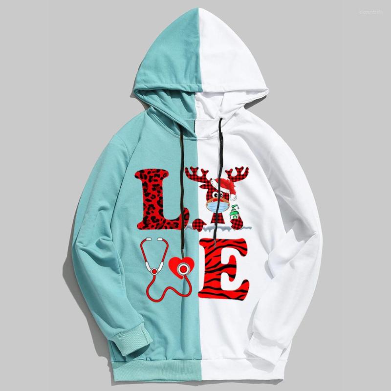 Hoodies Oversized Sweatshirt Christmas Santa Claus Love Print Long-sleeved Casual Pullover Sudaderas Con Capucha, Beige
Hoodies Oversized Sweatshirt Christmas Santa Claus Love Print Long-sleeved Casual Pullover Sudaderas Con Capucha, Beige