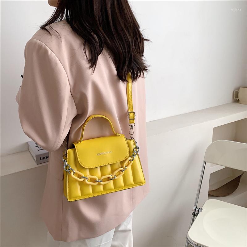 Evening Bags Fashion Solid Color Chain Single Shoulder Diagonal Small Square Bag For Women, Yellow
Evening Bags Fashion Solid Color Chain Single Shoulder Diagonal Small Square Bag For Women, Yellow