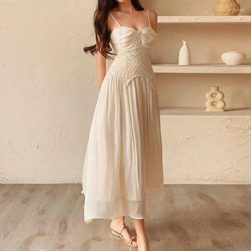 Casual Dresses Apricot Elegance Dress Women 2023 Summer Vacation Spaghetti Strapped Bodycon High Waist Sleeveless Women's Clothing Lace, Knit-vest
Casual Dresses Apricot Elegance Dress Women 2023 Summer Vacation Spaghetti Strapped Bodycon High Waist Sleeveless Women's Clothing Lace, Knit-vest