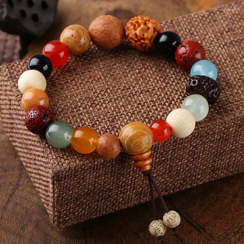 Strand Vintage Natural 18 Bodhi Seed Bracelet Bangles Buddha Charm Tibet Buddhist Prayer Wood Beads Bracelets
Strand Vintage Natural 18 Bodhi Seed Bracelet Bangles Buddha Charm Tibet Buddhist Prayer Wood Beads Bracelets