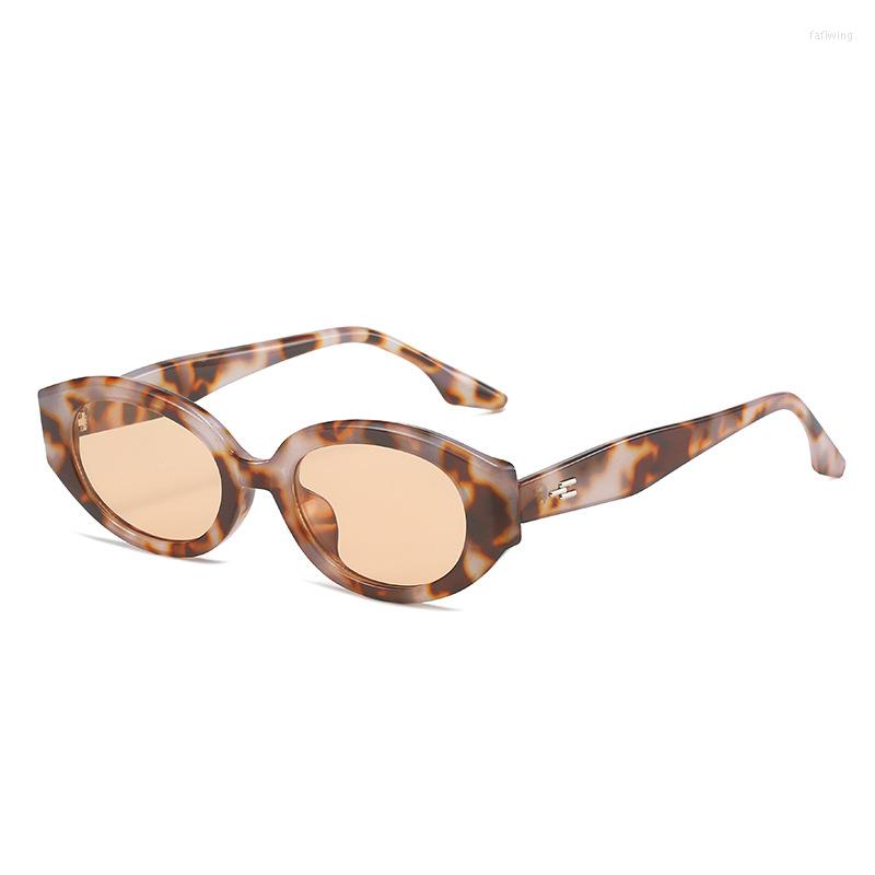 Sunglasses Fashion Women Oval Shades UV400 Vintage Leopard Small Frame Eyewear Men Gray Brown Lens Jelly Color Sun Glasses
Sunglasses Fashion Women Oval Shades UV400 Vintage Leopard Small Frame Eyewear Men Gray Brown Lens Jelly Color Sun Glasses
