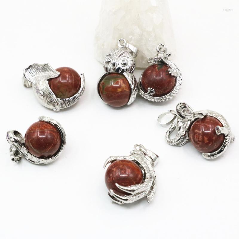 Pendant Necklaces Charms Animal Design For Women Elegant Multicolor Natural Picasso Stone Jaspers Round Beads 16mm Inlay Pendants B3470
Pendant Necklaces Charms Animal Design For Women Elegant Multicolor Natural Picasso Stone Jaspers Round Beads 16mm Inlay Pendants B3470