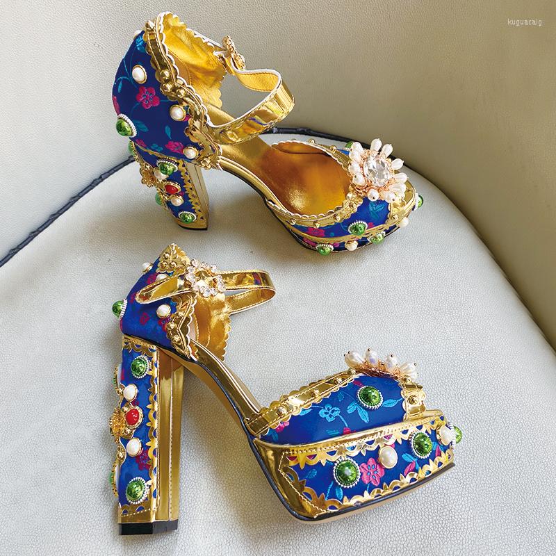 Sandals 2023 Summer 14CM Women Ultra High Heel Shoes Waterproof Pearl Rhine-drill Chunky Retro For, Style4
Sandals 2023 Summer 14CM Women Ultra High Heel Shoes Waterproof Pearl Rhine-drill Chunky Retro For, Style4