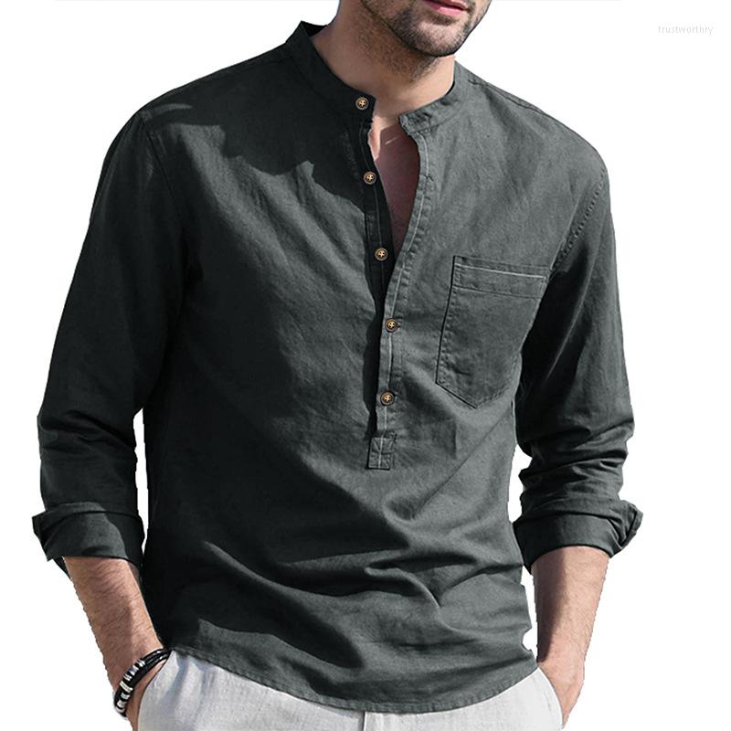 Men's Casual Shirts 2023 Spring For Men Long Sleeve Cotton Linen Mens Solid Loose Tops Breathable Blouse Tee Shirt, White
Men's Casual Shirts 2023 Spring For Men Long Sleeve Cotton Linen Mens Solid Loose Tops Breathable Blouse Tee Shirt, White