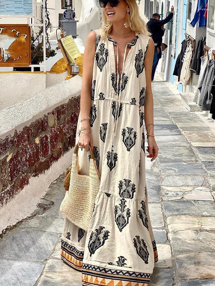 Casual Dresses Summer Women' Sleeveless Style Polyester Material 2023 Fashion Printed V-neck Large Swing Dress, Pink
Casual Dresses Summer Women' Sleeveless Style Polyester Material 2023 Fashion Printed V-neck Large Swing Dress, Pink