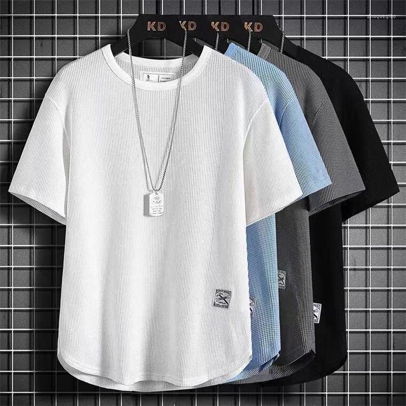 Men's T Shirts Casual Solid Color Badge Ice Silk Man T-shirt Summer Half Sleeve High Quality Round Neck Loose Hong Kong Style Fashion Male, Black
Men's T Shirts Casual Solid Color Badge Ice Silk Man T-shirt Summer Half Sleeve High Quality Round Neck Loose Hong Kong Style Fashion Male, Black