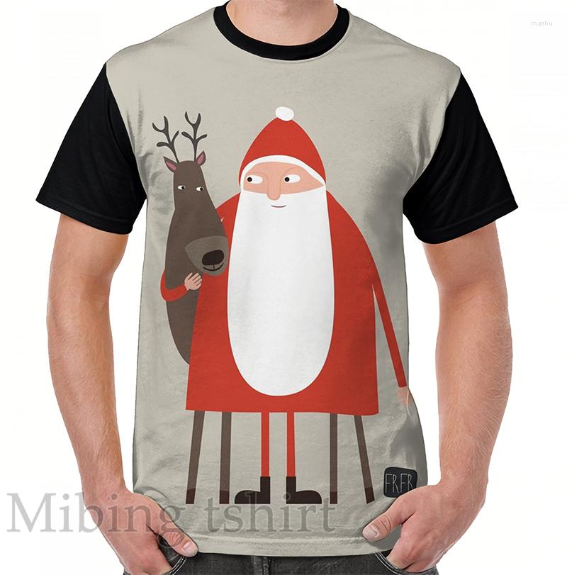 Men' T Shirts Funny Print Men Shirt Women Tops Tee Santa And His Reindeer Weihnachtsmann Mit Rentier Graphic T-Shirt O-neck Tshirts
Men' T Shirts Funny Print Men Shirt Women Tops Tee Santa And His Reindeer Weihnachtsmann Mit Rentier Graphic T-Shirt O-neck Tshirts