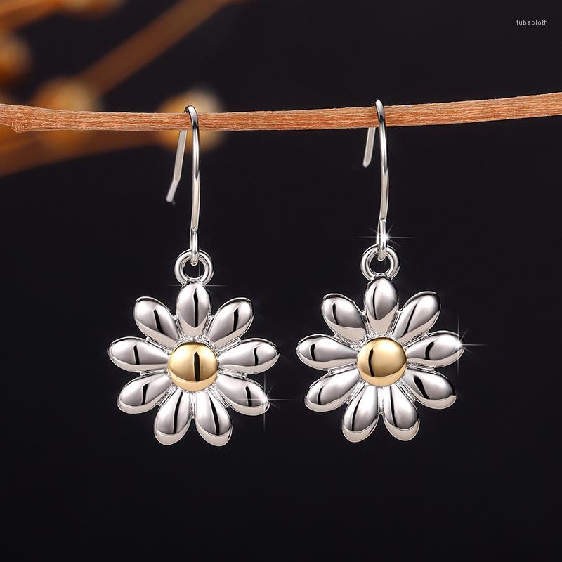 Dangle Earrings Huitan Romantic Daisy For Women Yellow Flowers Silver Color Delicate Girl Versatile Design Anniversary Jewelry
Dangle Earrings Huitan Romantic Daisy For Women Yellow Flowers Silver Color Delicate Girl Versatile Design Anniversary Jewelry