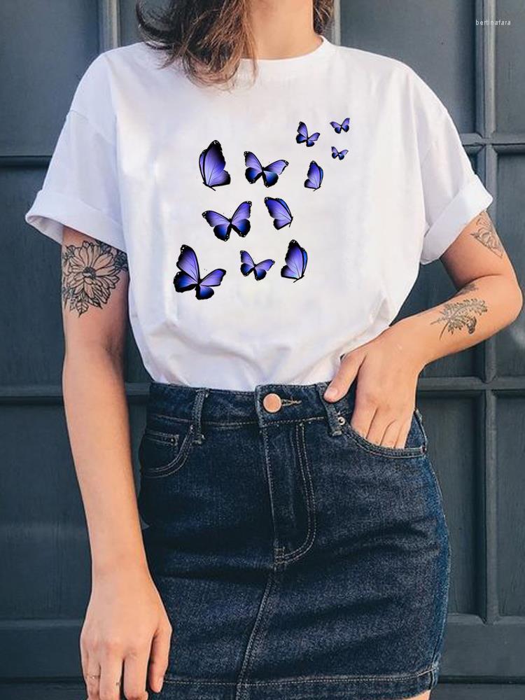Women' T Shirts Summer Graphic Tee Clothes Short Sleeve Clothing Print Butterfly Lovely Sweet Trend Women Female Fashion Casual T-shirts, Laqa33799
Women' T Shirts Summer Graphic Tee Clothes Short Sleeve Clothing Print Butterfly Lovely Sweet Trend Women Female Fashion Casual T-shirts, Laqa33799