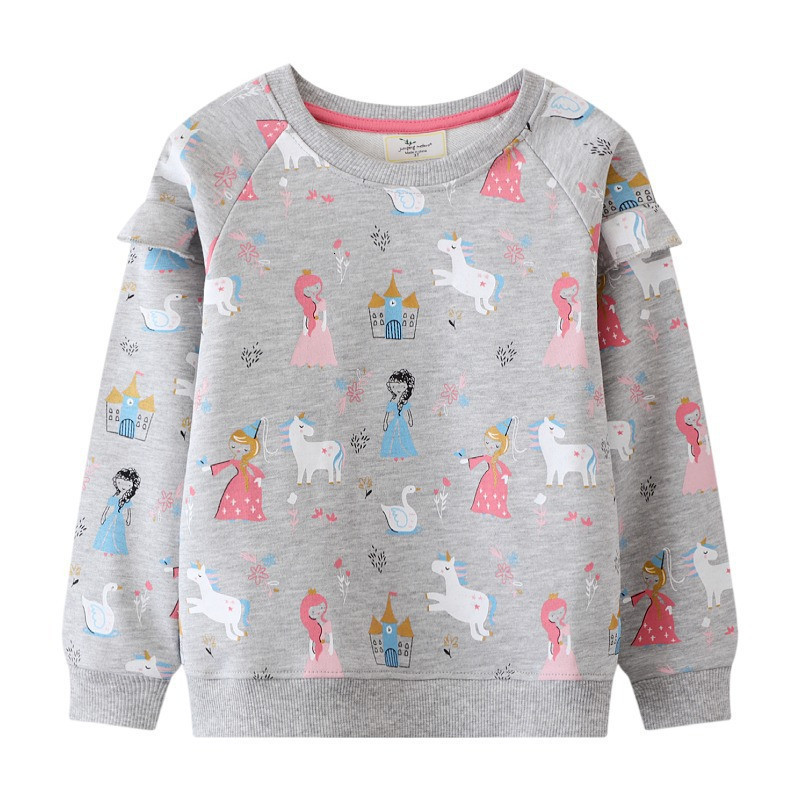 Hoodies Sweatshirts Jumping Meters Arrival Cartoon Baby Clothes Selling Girls Cute Fashion Toddler Costume Hooded Shirts 230413, T8142
Hoodies Sweatshirts Jumping Meters Arrival Cartoon Baby Clothes Selling Girls Cute Fashion Toddler Costume Hooded Shirts 230413, T8142