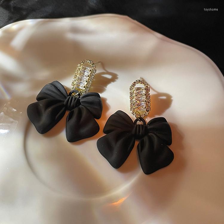 Dangle Earrings 2023 Black Bow Knot Drop For Women Trendy Crystal Rhinestone Korean Earring Party Banquet Personality Jewelry
Dangle Earrings 2023 Black Bow Knot Drop For Women Trendy Crystal Rhinestone Korean Earring Party Banquet Personality Jewelry