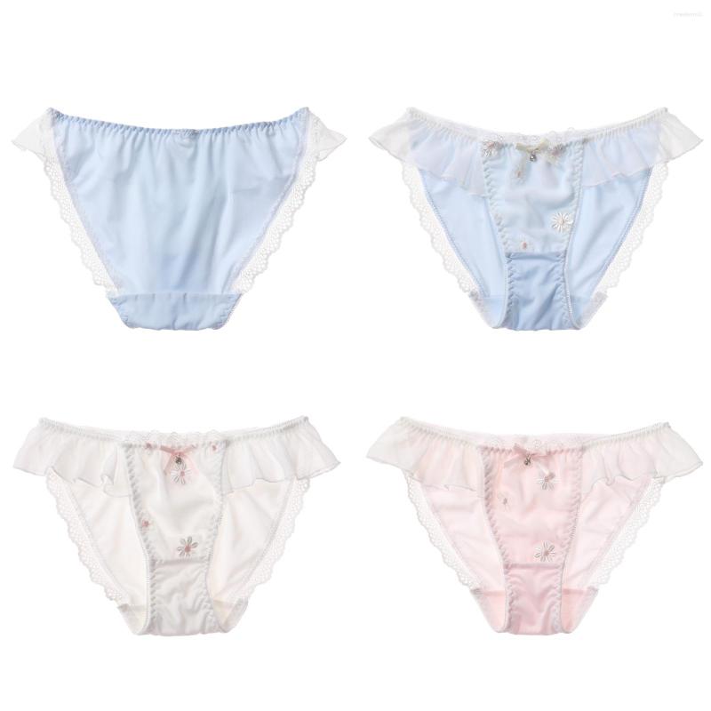 Men's G Strings Mens Low Waist Lace Trim Underwear Bowknot Rhineston Decor Underpants Elastic Waistband Panties Ruffled Flower Embroidery, Blue
Men's G Strings Mens Low Waist Lace Trim Underwear Bowknot Rhineston Decor Underpants Elastic Waistband Panties Ruffled Flower Embroidery, Blue