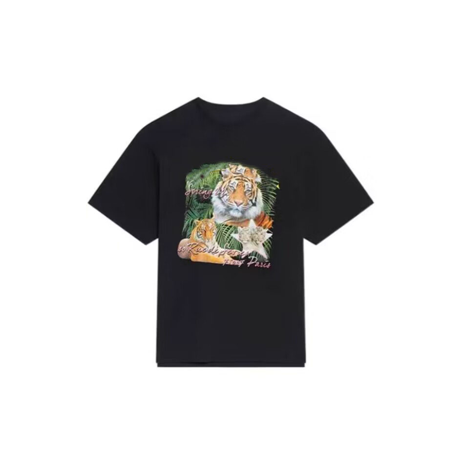 Cotton fleece designers women luxury top womens Letter Animal Logo Print Round Neck Double Sided Short Sleeve Black
Cotton fleece designers women luxury top womens Letter Animal Logo Print Round Neck Double Sided Short Sleeve Black