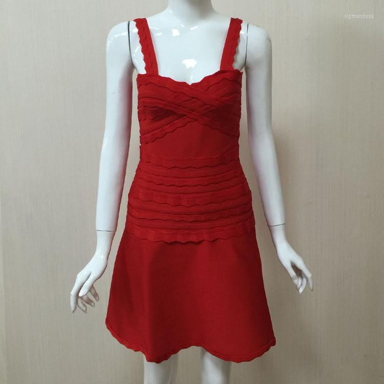Casual Dresses Elegant Red Sexy Spaghetti Strap Mini Elastic Celebrity Party Women Wholesale Bandage Dress, Picture shown
Casual Dresses Elegant Red Sexy Spaghetti Strap Mini Elastic Celebrity Party Women Wholesale Bandage Dress, Picture shown