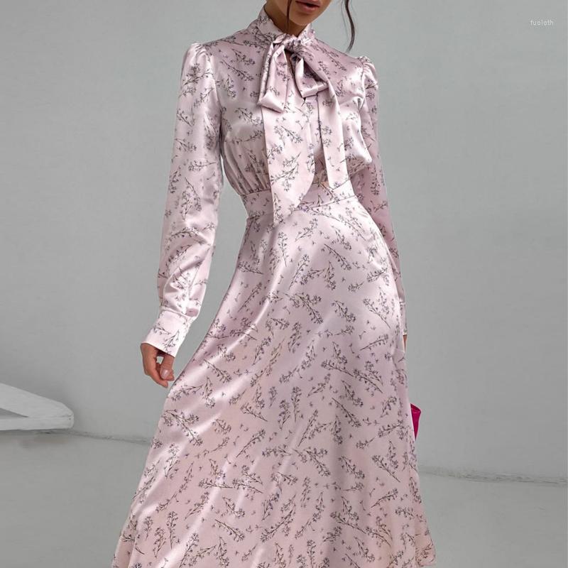 Casual Dresses Elegant Floral Printed Waist Long Dress Women Fashion Bow Lace-up Bodycon Party Office Sleeve Satin Maxi, 02 pink
Casual Dresses Elegant Floral Printed Waist Long Dress Women Fashion Bow Lace-up Bodycon Party Office Sleeve Satin Maxi, 02 pink