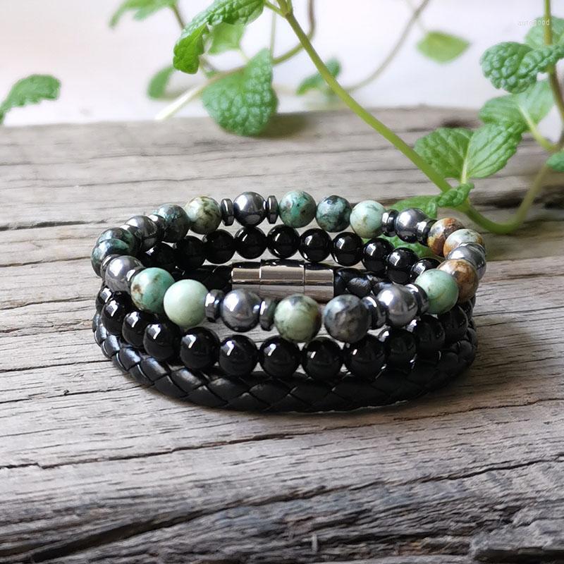 Strand 6mm Natural Stone Bead Prayer Bracelet African Turquoise Onyx PU Overlay JapaMala Spiritual Jewelry Meditation
Strand 6mm Natural Stone Bead Prayer Bracelet African Turquoise Onyx PU Overlay JapaMala Spiritual Jewelry Meditation