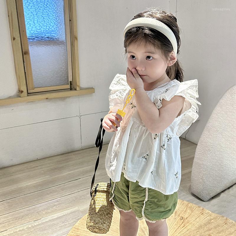 Clothing Sets Girls Korean Suit Summer Style Children's Sleeveless Ruffle Top And Shorts Two-piece Fashion 3-96, Picture shown
Clothing Sets Girls Korean Suit Summer Style Children's Sleeveless Ruffle Top And Shorts Two-piece Fashion 3-96, Picture shown