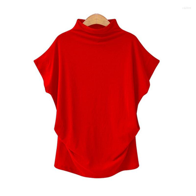 Women's T Shirts 2023 Summer Ladies Elegant Fashion Short Sleeves High Neck Casual Loose Large Size T-Shirt Vintage Pullover Top, Dark green
Women's T Shirts 2023 Summer Ladies Elegant Fashion Short Sleeves High Neck Casual Loose Large Size T-Shirt Vintage Pullover Top, Dark green
