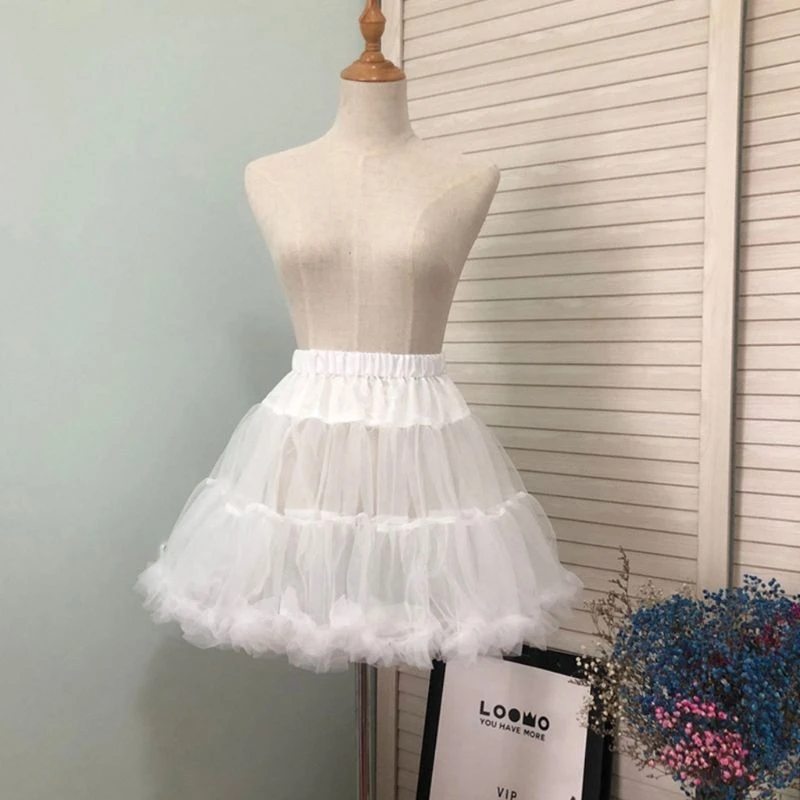 Women Girls Ruffled Short Petticoat Solid White Color Fluffy Bubble Tutu Skirt Puffy Half Slip Prom Crinoline Underskirt No
Women Girls Ruffled Short Petticoat Solid White Color Fluffy Bubble Tutu Skirt Puffy Half Slip Prom Crinoline Underskirt No
