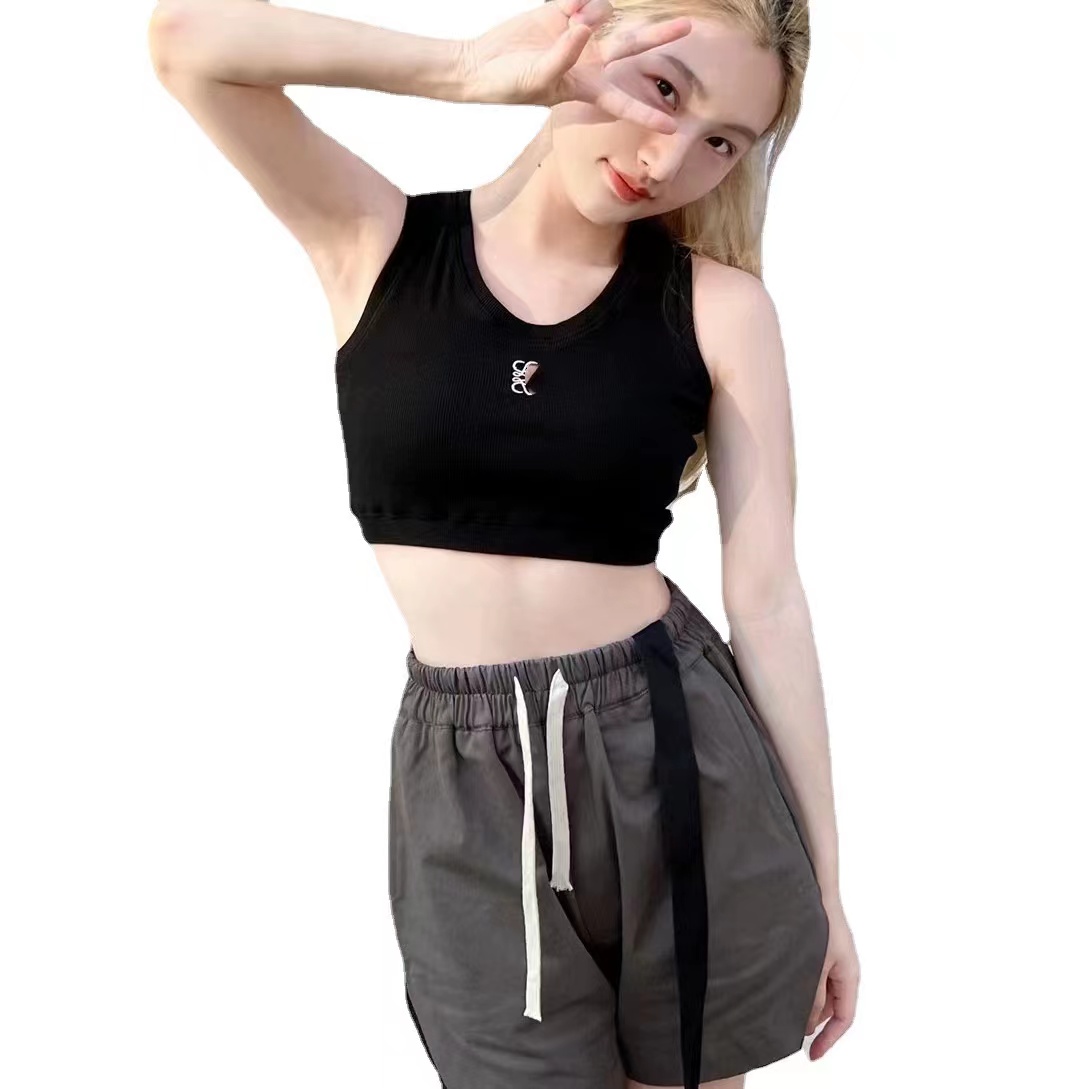 Womens Tanks Cropped Top T Shirts Women Knits Tee Knitted Sport Top Tank Tops Woman Vest Yoga Tees 
Womens Tanks Cropped Top T Shirts Women Knits Tee Knitted Sport Top Tank Tops Woman Vest Yoga Tees